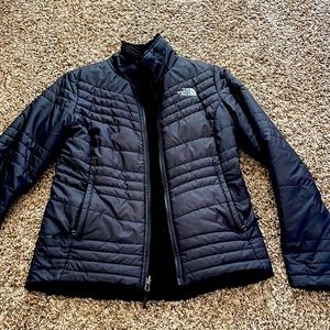 Reversible black north face jacket.  Like new.. hardly worn